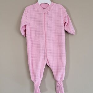 Snugabye Convert-A-Foot soft pink footie/sleeper